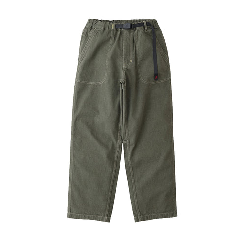 Gramicci Japanese Slub Denim Pantalon - Dark Sage - Streetart.fr